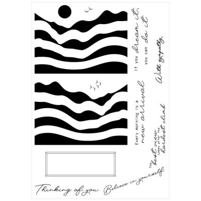 Sizzix by Stacey Park Framelits Die & Stamps - Mountain High